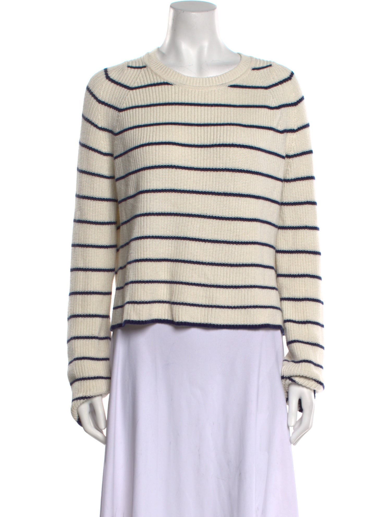 La Ligne Striped Scoop Neck Sweater