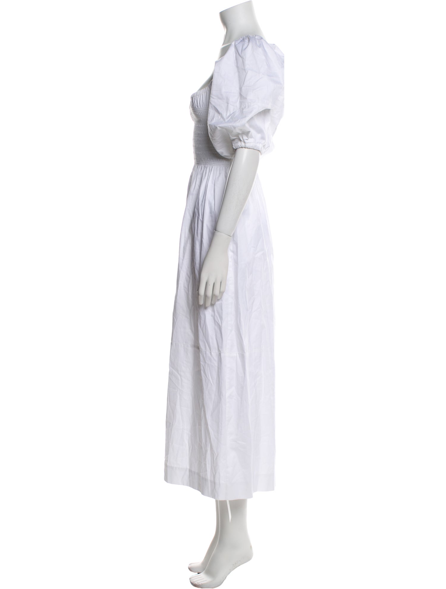 La Ligne Square Neckline Long Dress