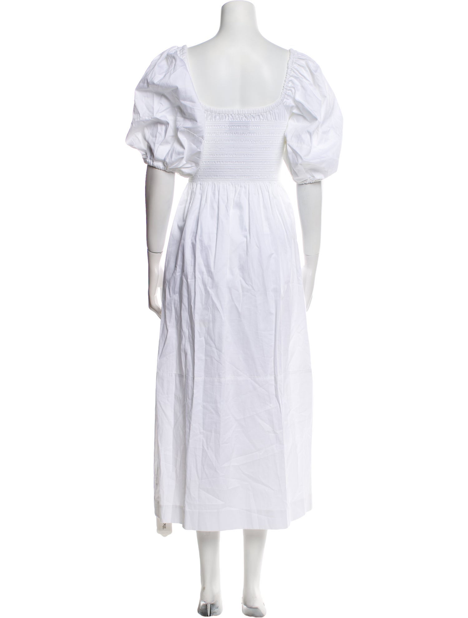 La Ligne Square Neckline Long Dress