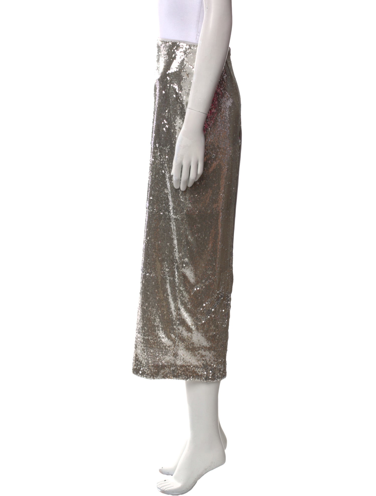 La Ligne Sequin Embellishments Midi Length Skirt