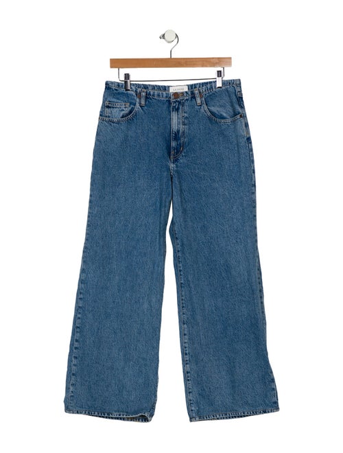 La Ligne Mid-Rise Wide Leg Jeans