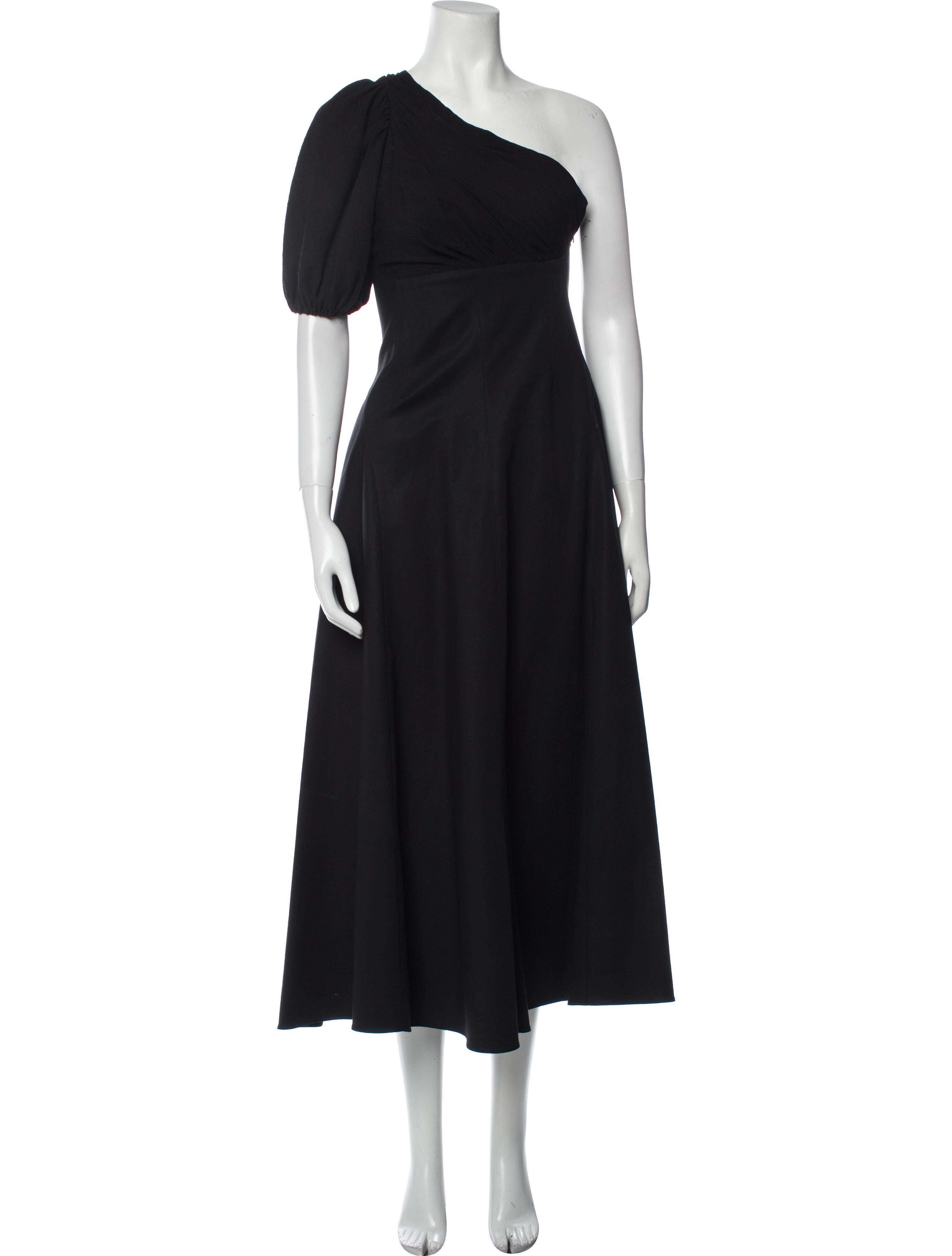 La Ligne One-Shoulder Long Dress