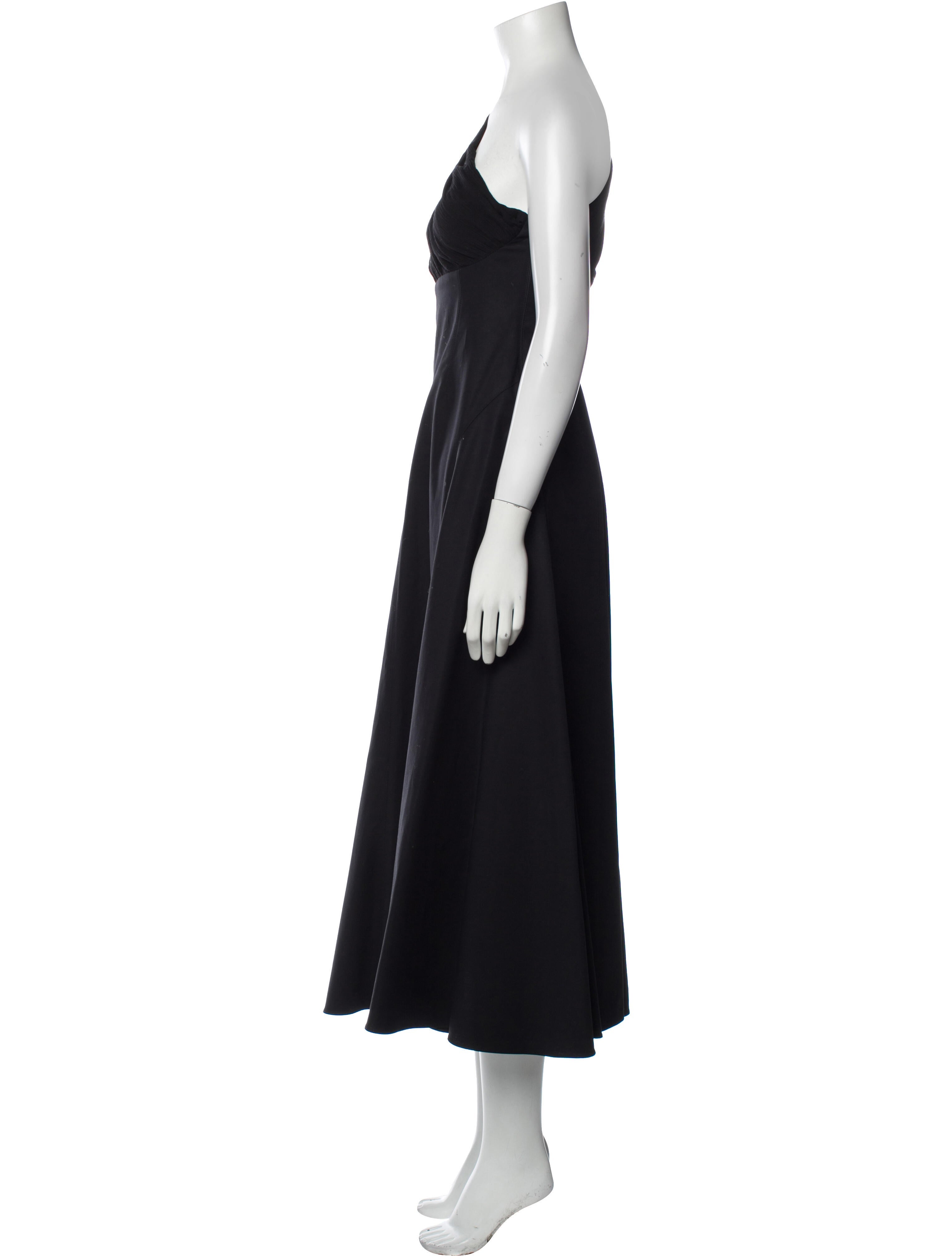 La Ligne One-Shoulder Long Dress