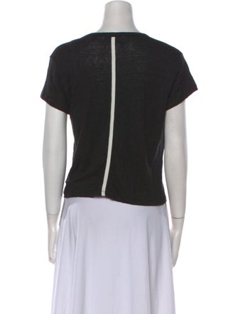 La Ligne Linen Scoop Neck Sweater