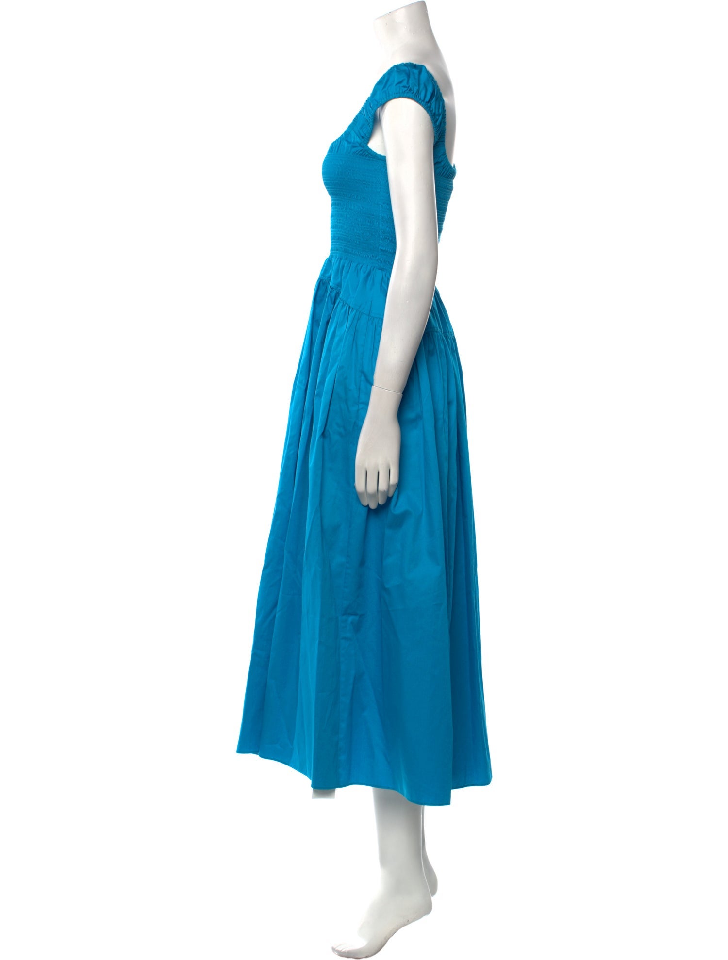 La Ligne Square Neckline Long Dress