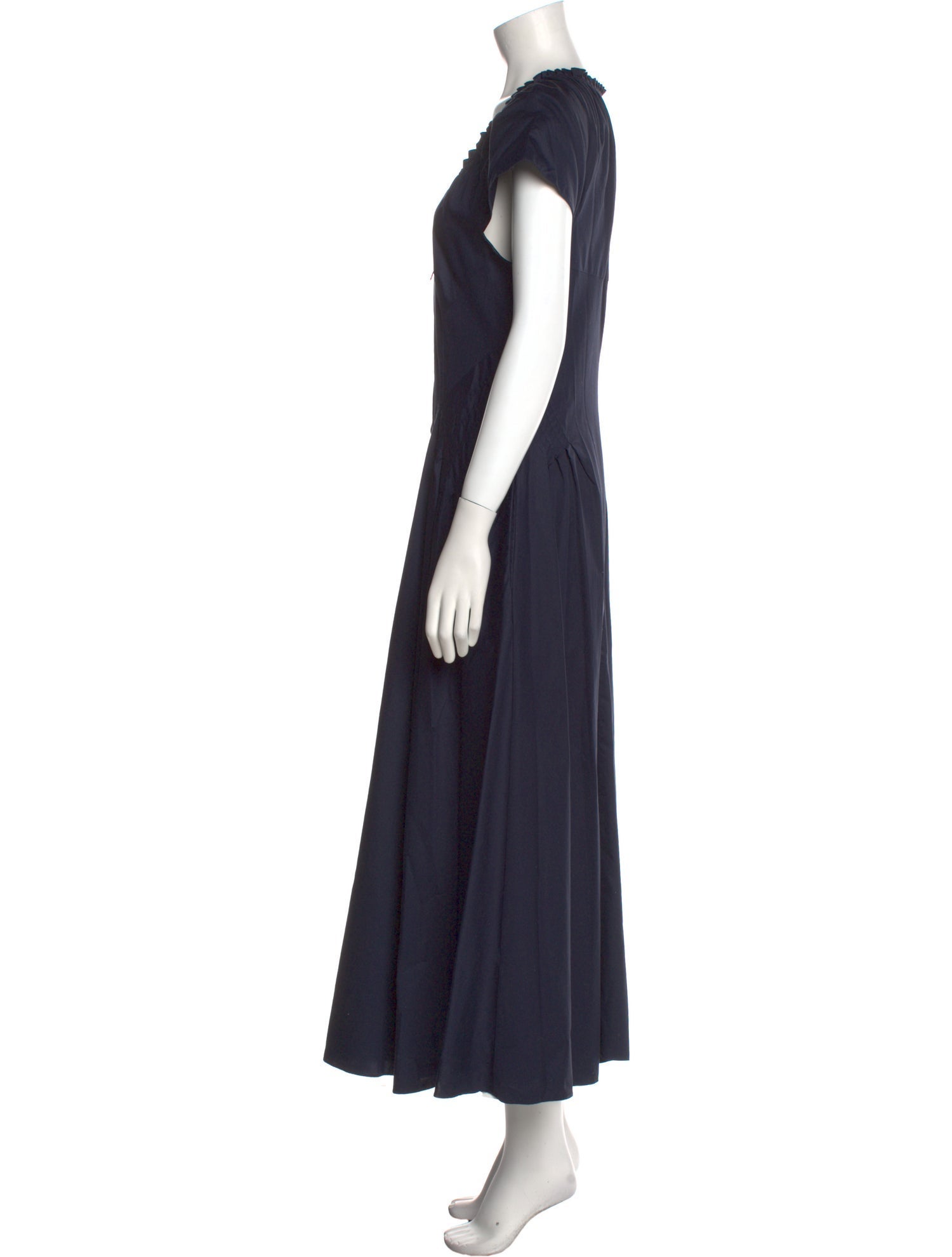 La Ligne V-Neck Long Dress