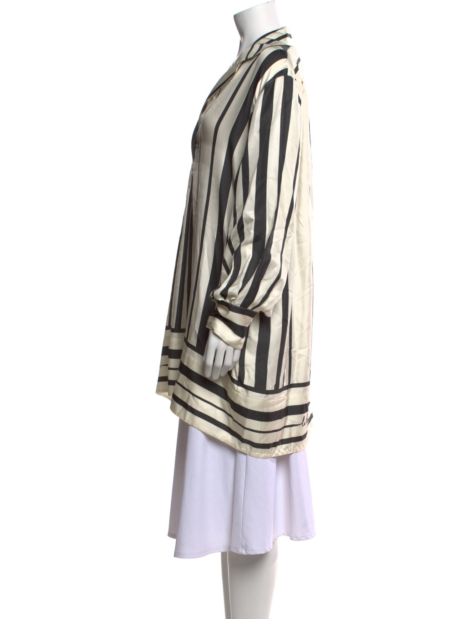 La Ligne Silk Striped Tunic