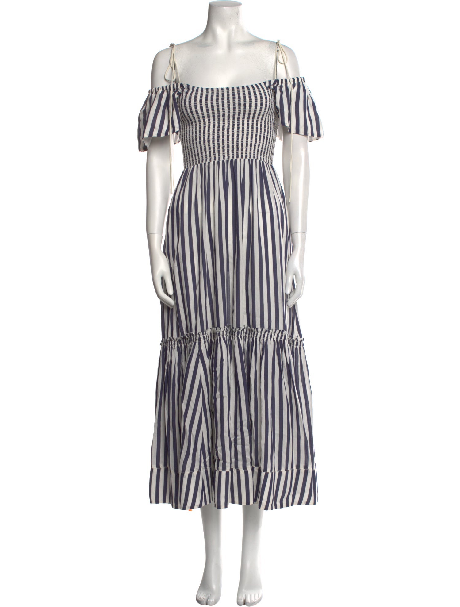La Ligne Striped Long Dress