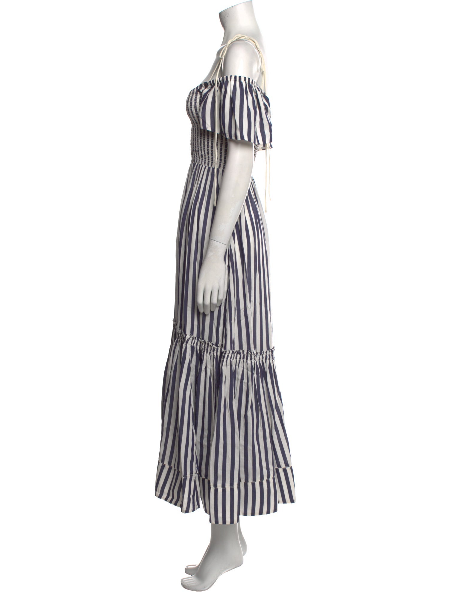 La Ligne Striped Long Dress