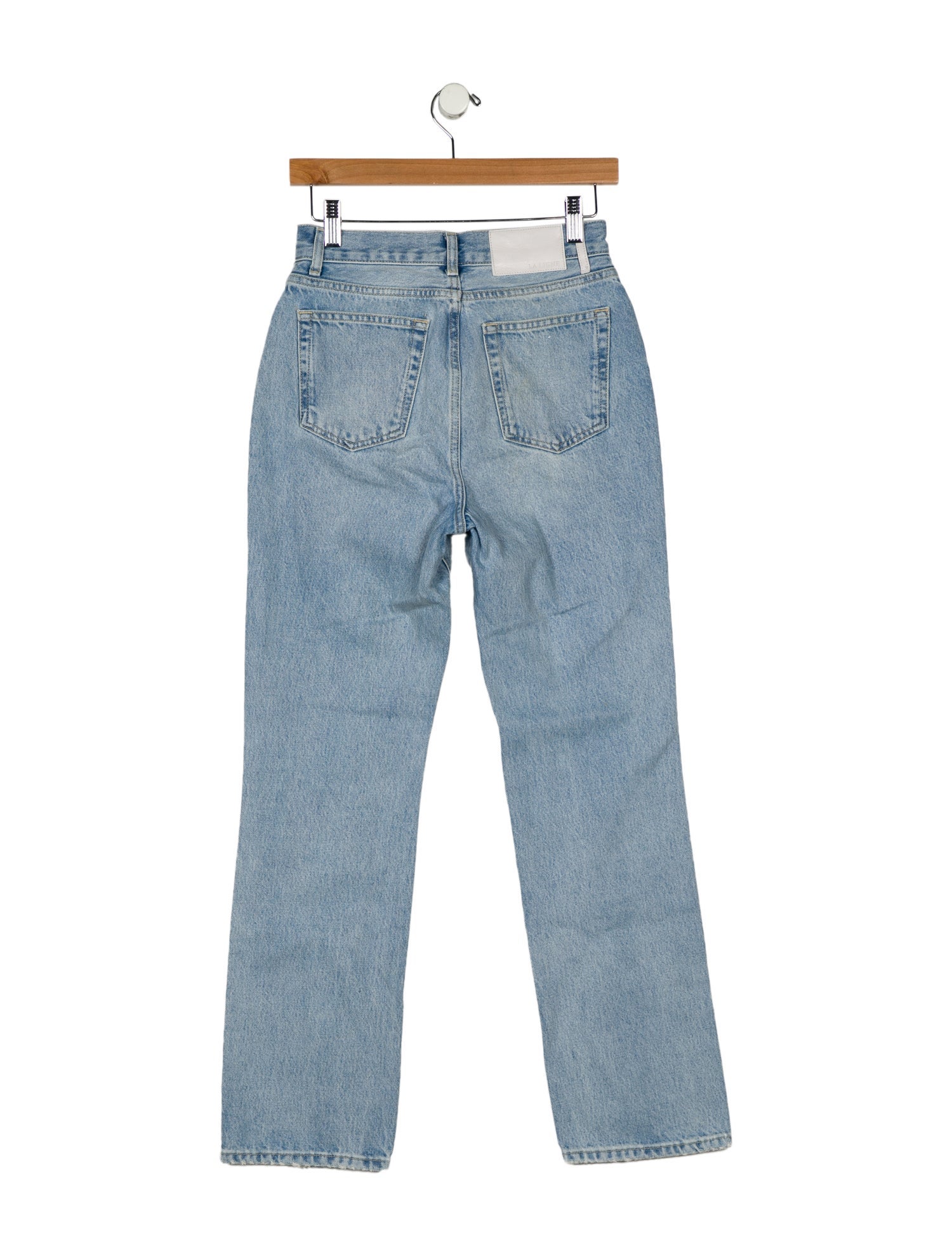 La Ligne High-Rise Straight Leg Jeans