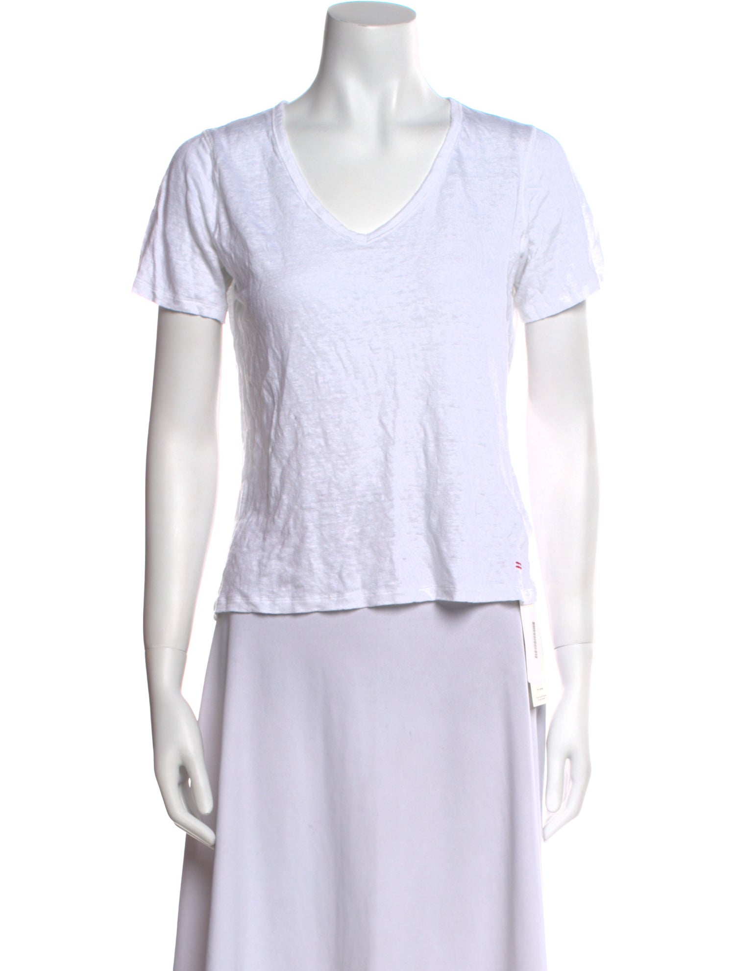 La Ligne Linen V-Neck T-Shirt