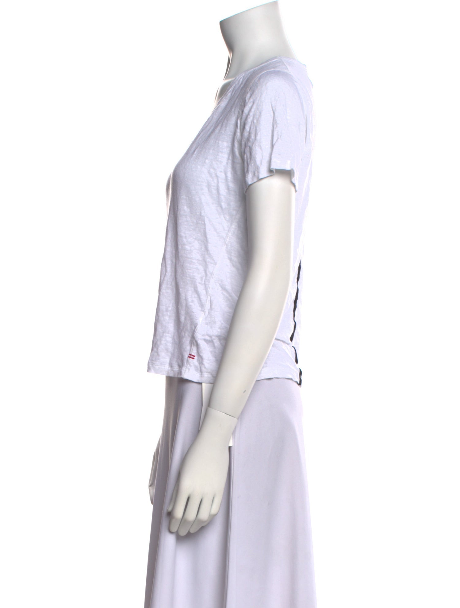 La Ligne Linen V-Neck T-Shirt