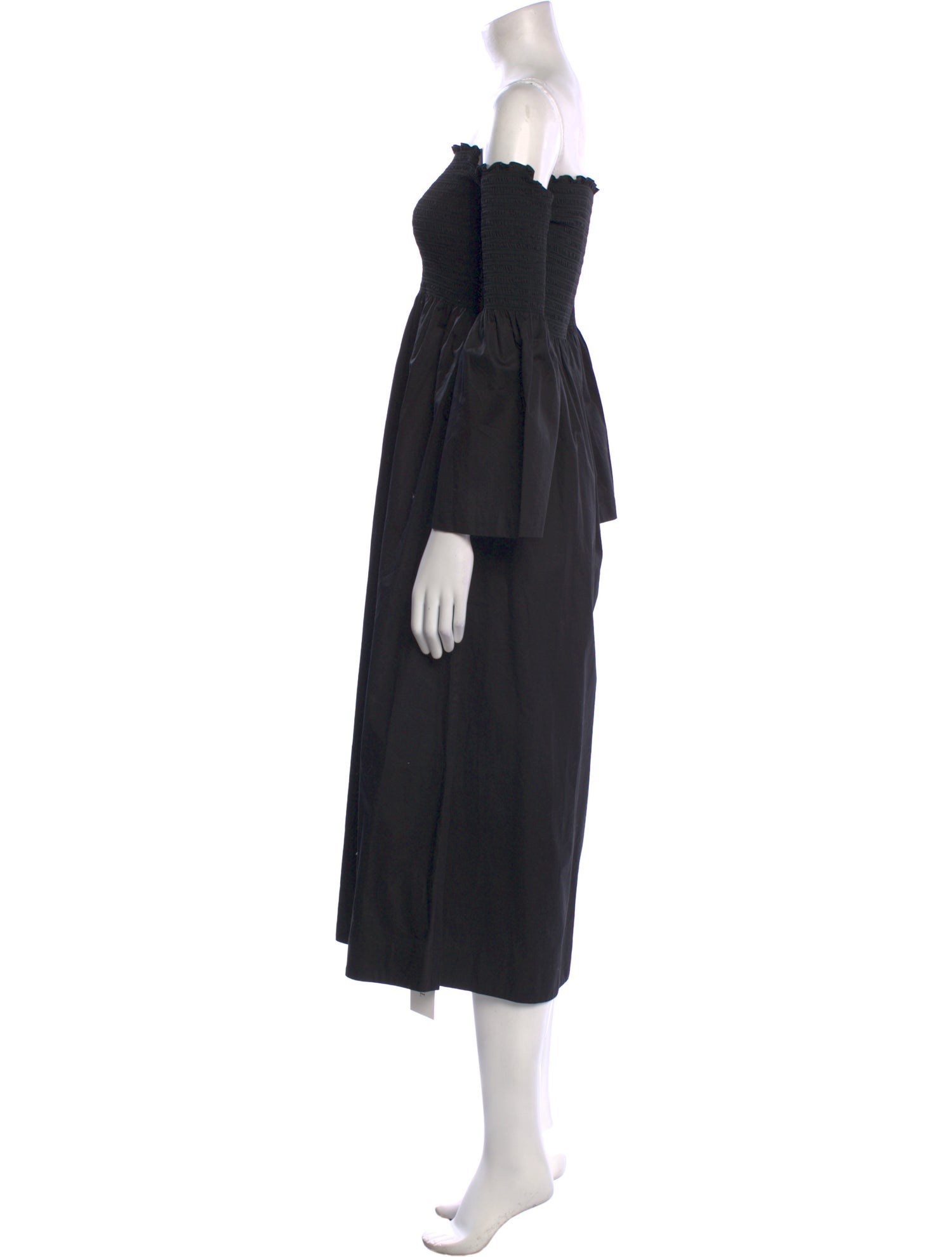 La Ligne Off-The-Shoulder Midi Length Dress