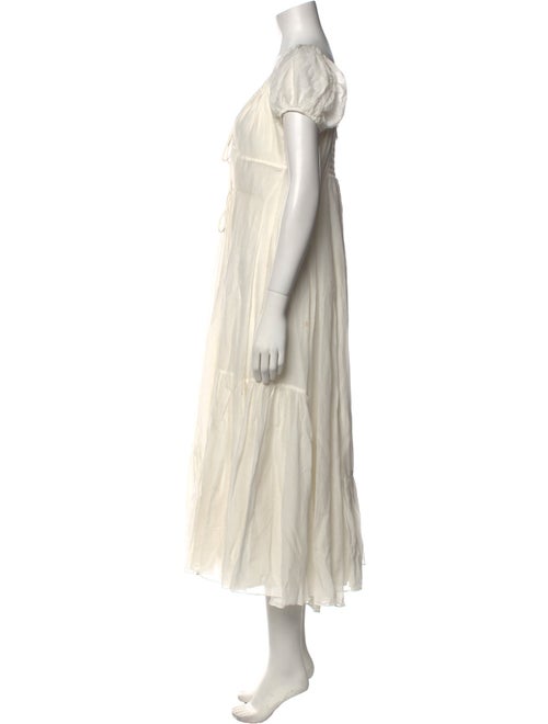 La Ligne Scoop Neck Midi Length Dress