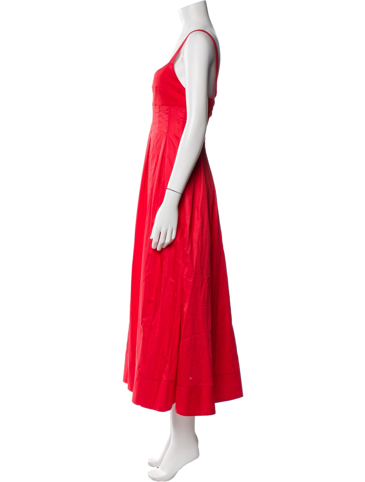 La Ligne V-Neck Long Dress
