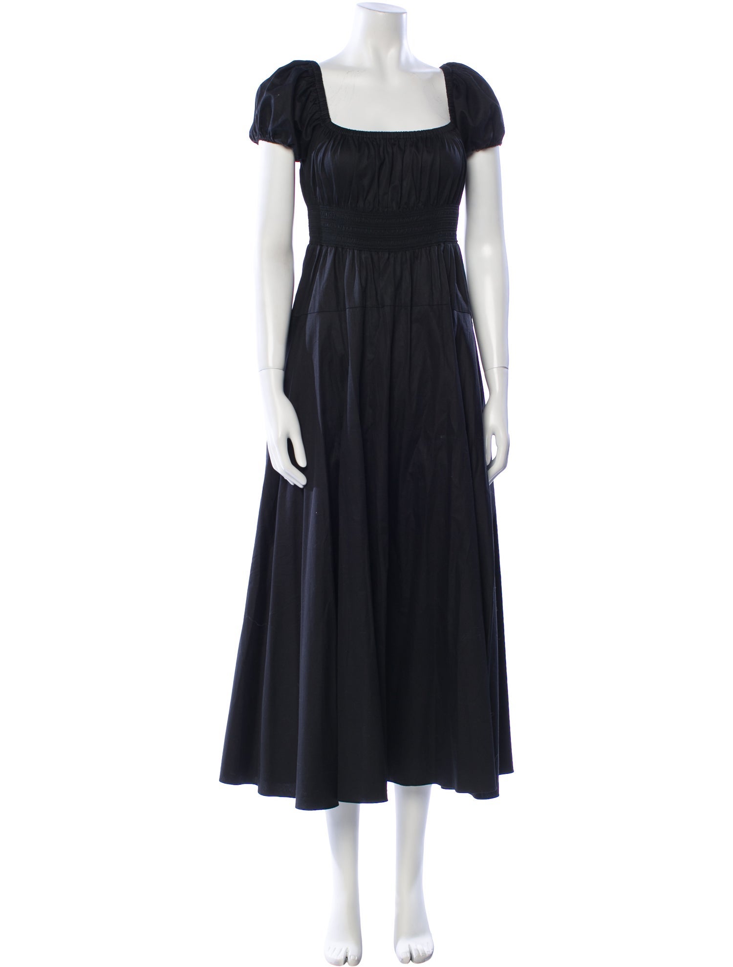 La Ligne Square Neckline Long Dress