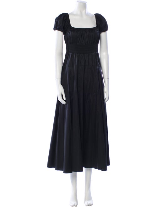 La Ligne Square Neckline Long Dress