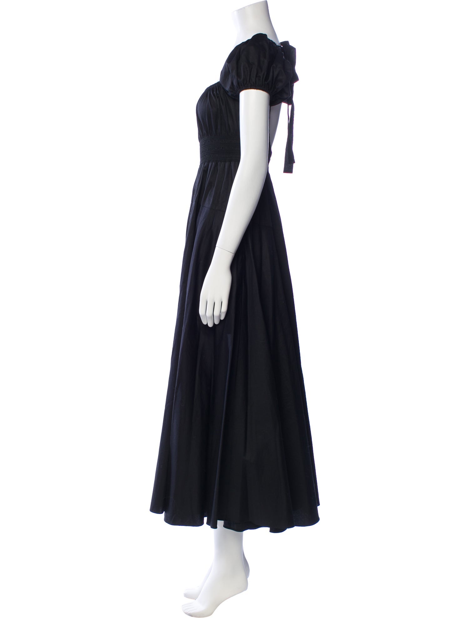 La Ligne Square Neckline Long Dress