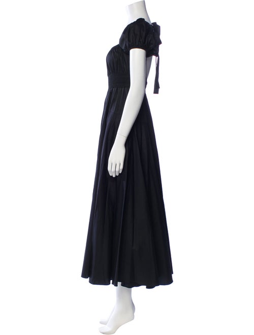 La Ligne Square Neckline Long Dress