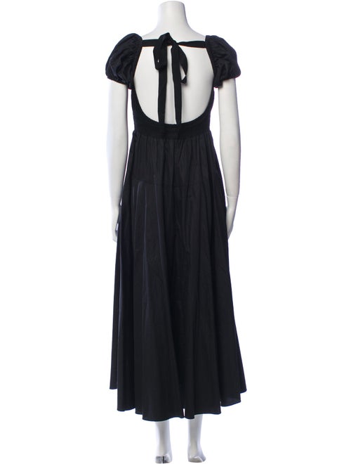 La Ligne Square Neckline Long Dress