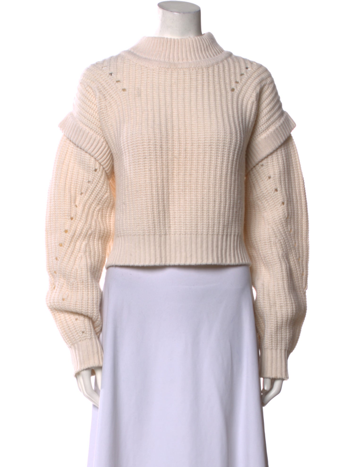 La Ligne Wool Mock Neck Sweater