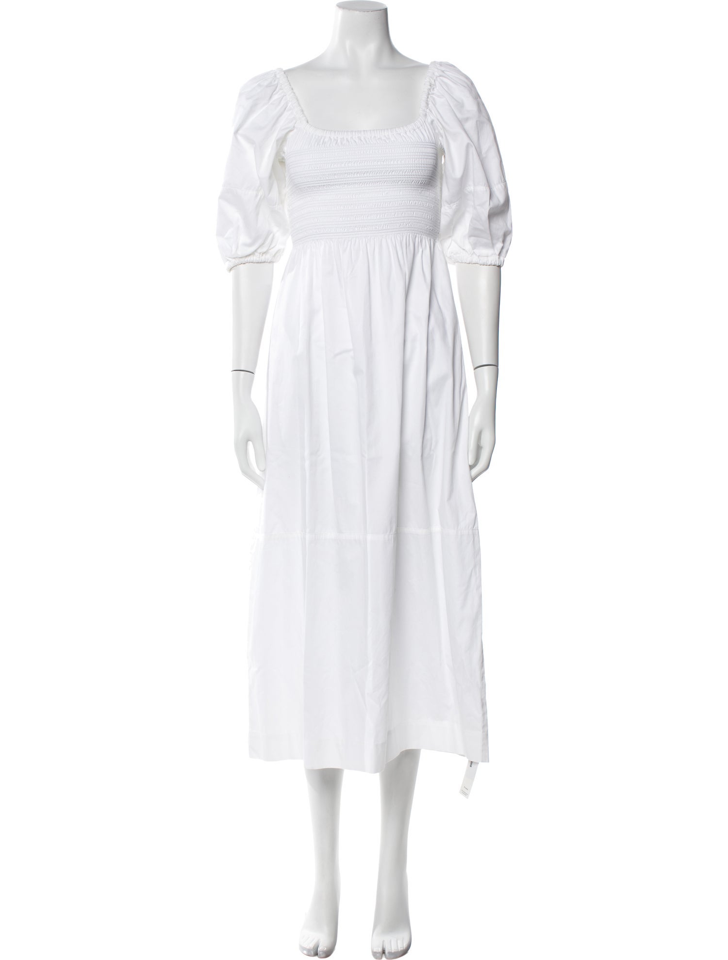 La Ligne Square Neckline Long Dress