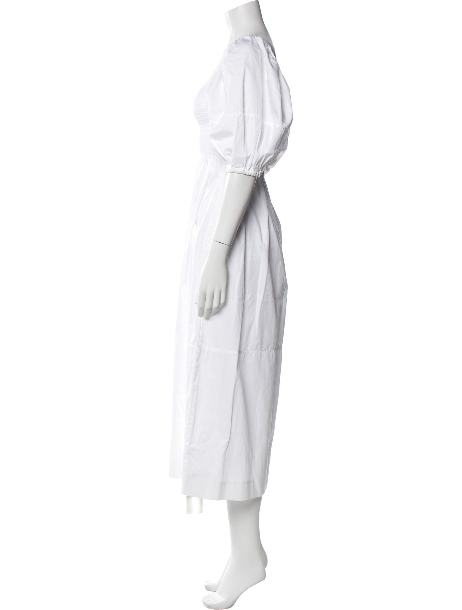 La Ligne Square Neckline Long Dress