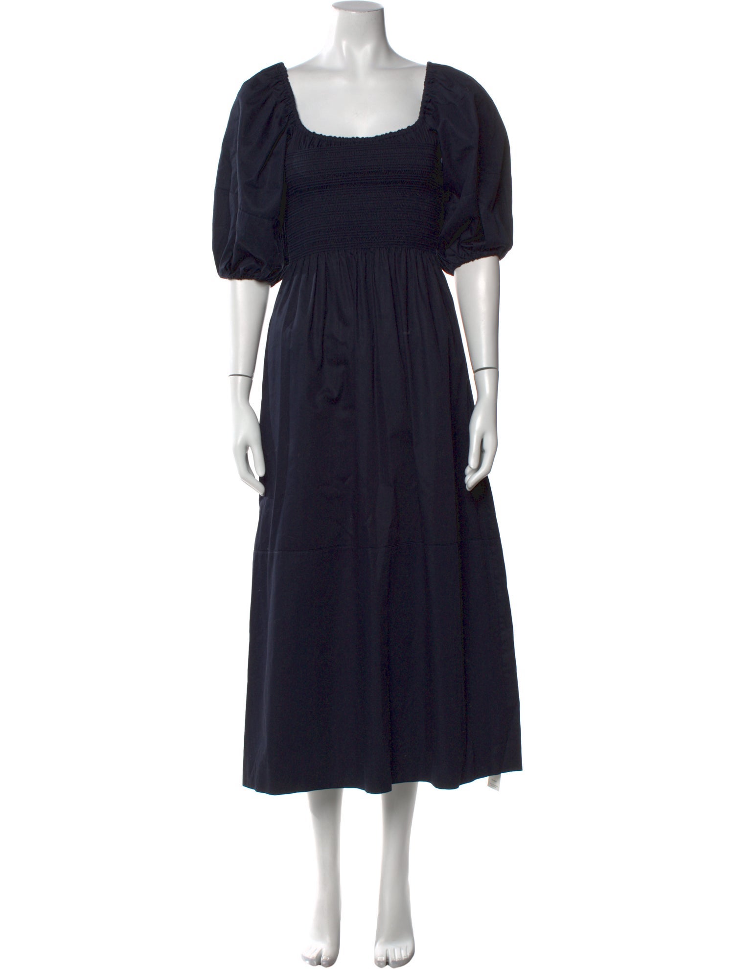 La Ligne Square Neckline Long Dress