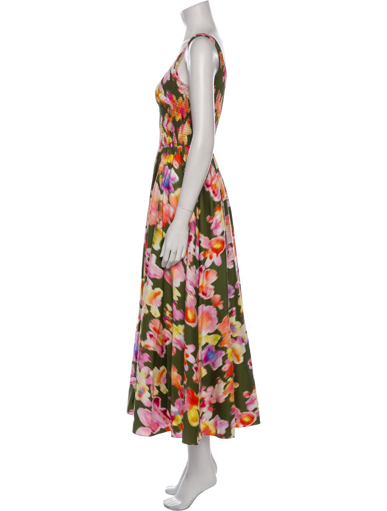 La Ligne Floral Print Long Dress