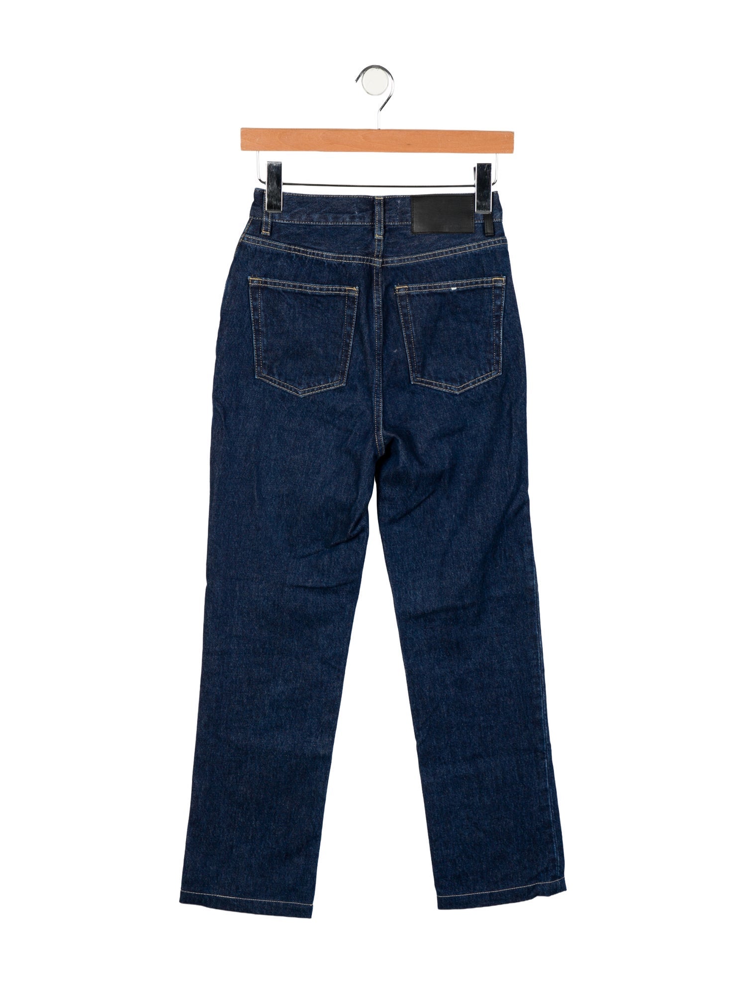 La Ligne Mid-Rise Straight Leg Jeans