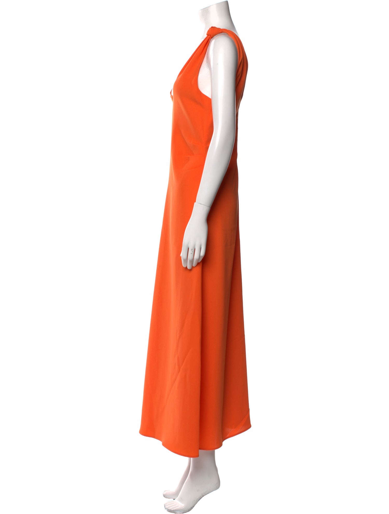 La Ligne V-Neck Long Dress