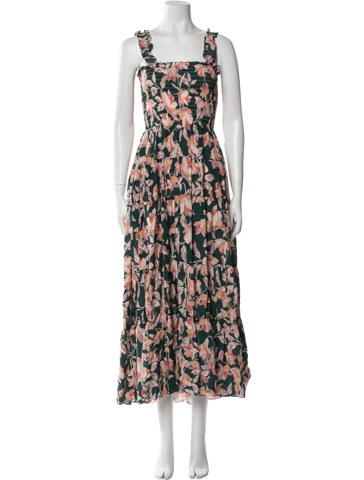 La Ligne Floral Print Long Dress