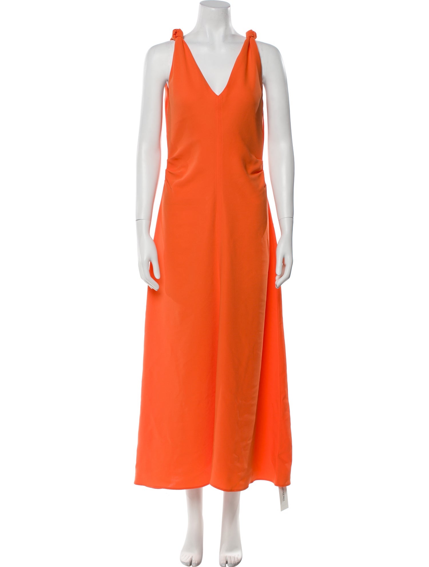 La Ligne V-Neck Long Dress