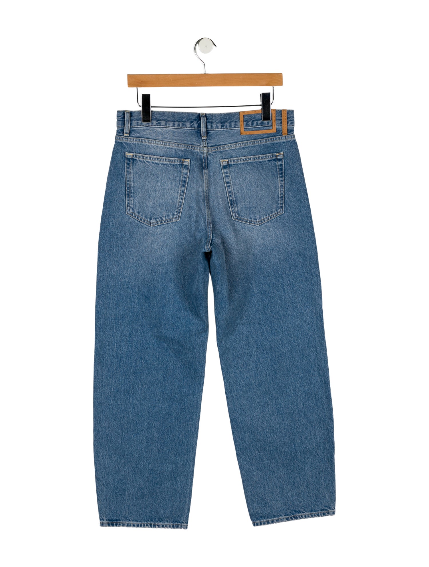 La Ligne High-Rise Straight Leg Jeans