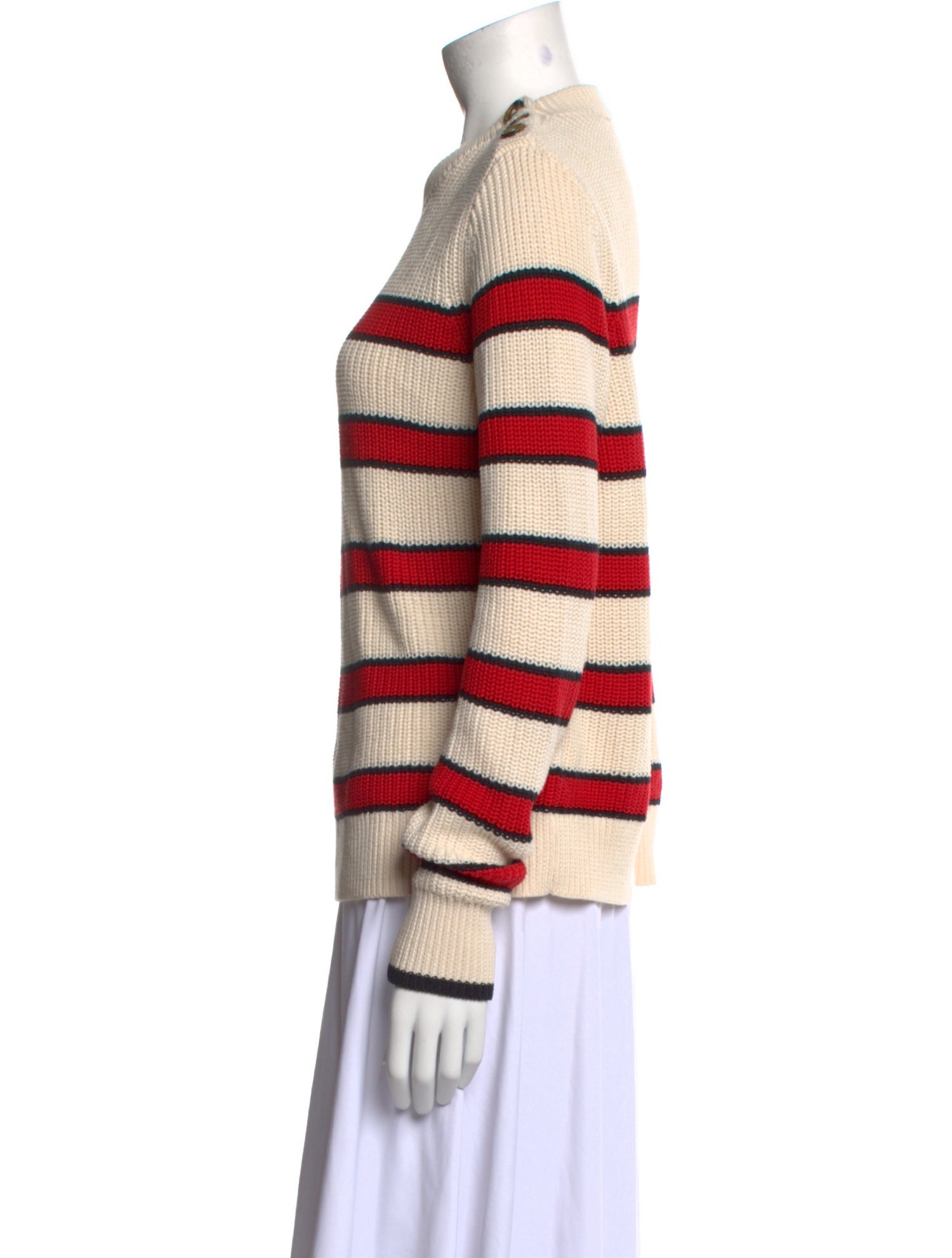 La Ligne Striped Crew Neck Sweater
