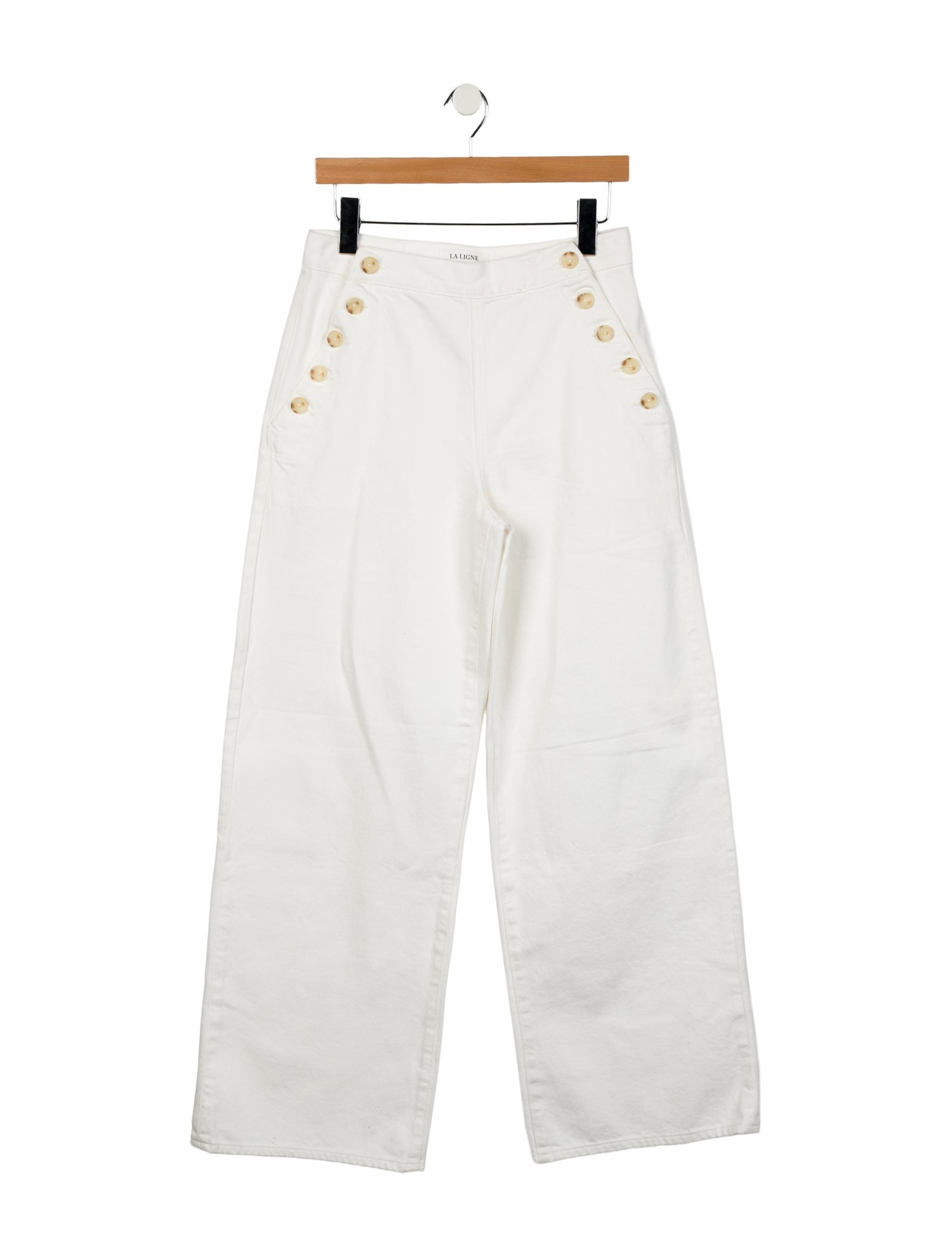 La Ligne High-Rise Wide Leg Jeans