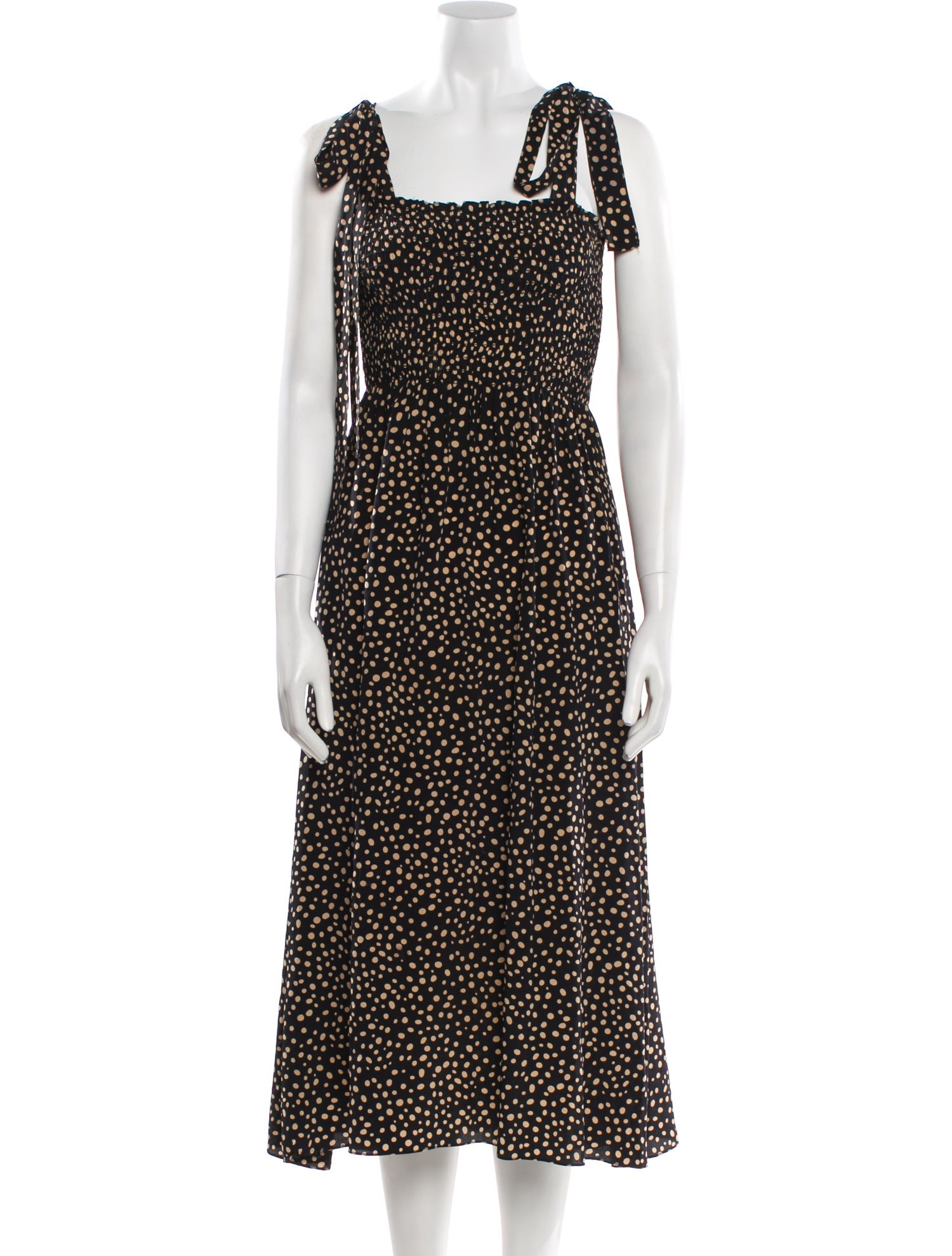La Ligne Silk Midi Length Dress