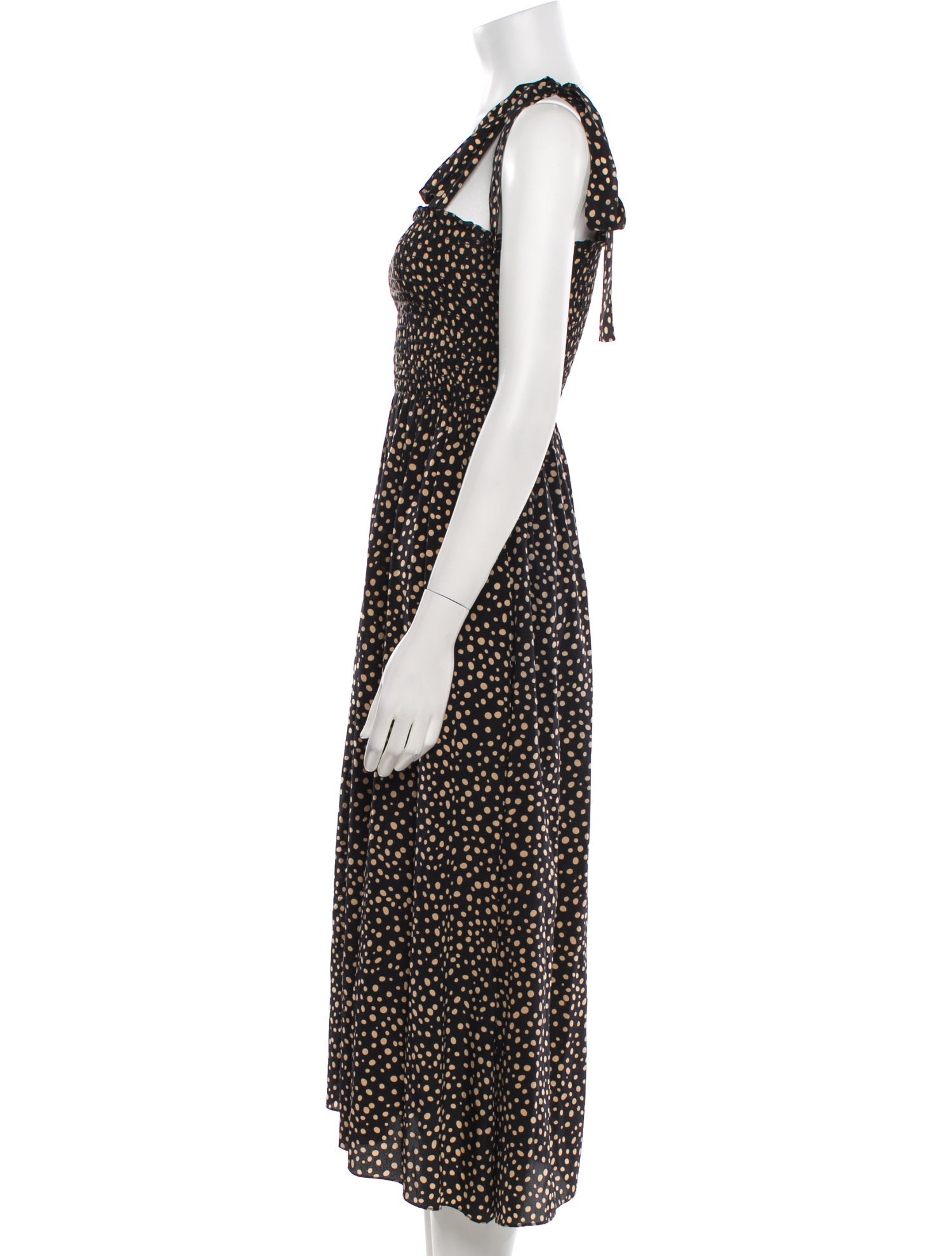 La Ligne Silk Midi Length Dress