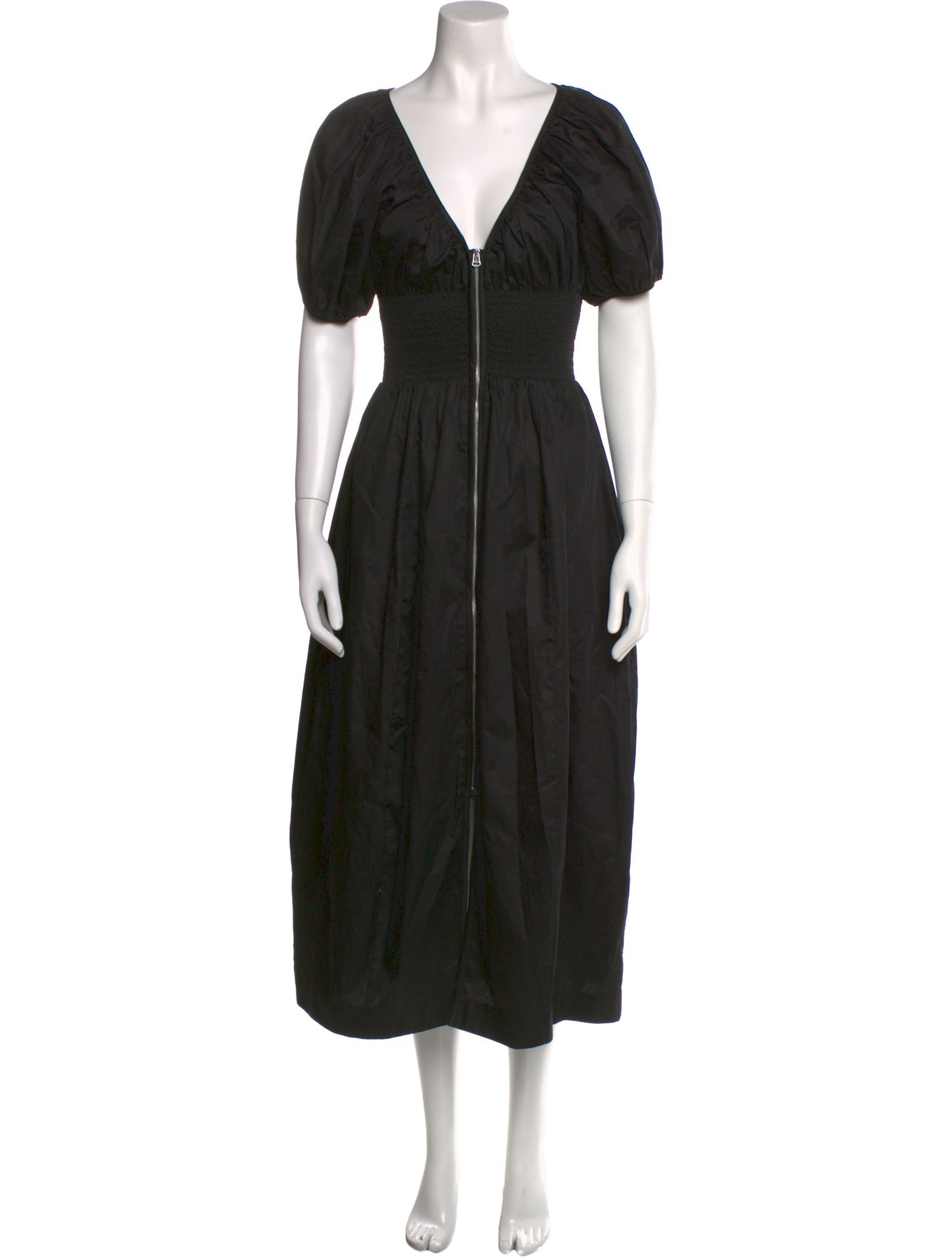 La Ligne V-Neck Long Dress