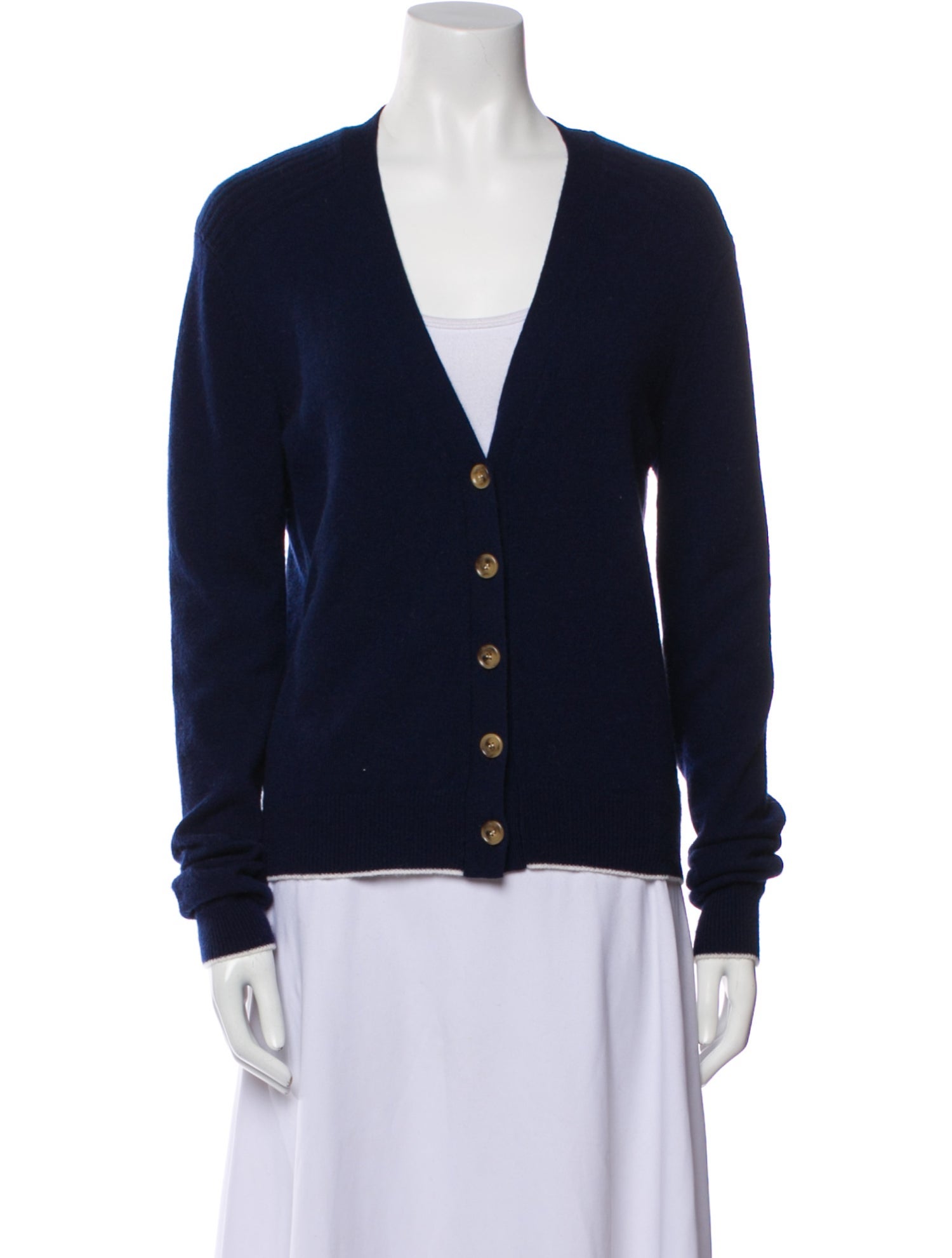 La Ligne Cashmere V-Neck Sweater