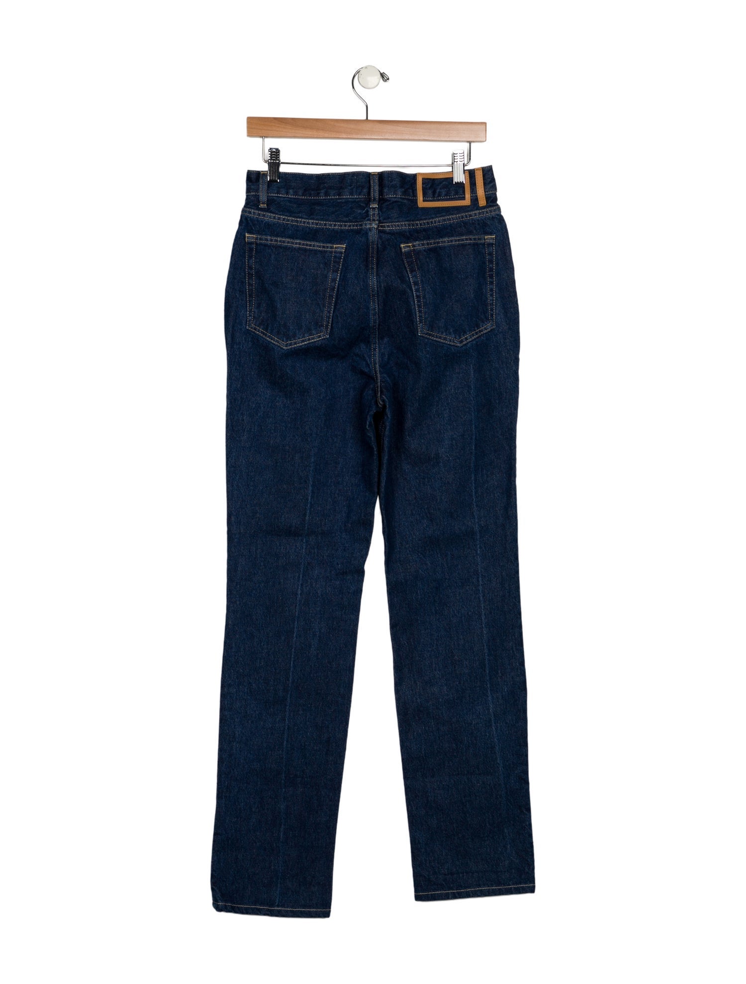 La Ligne High-Rise Straight Leg Jeans