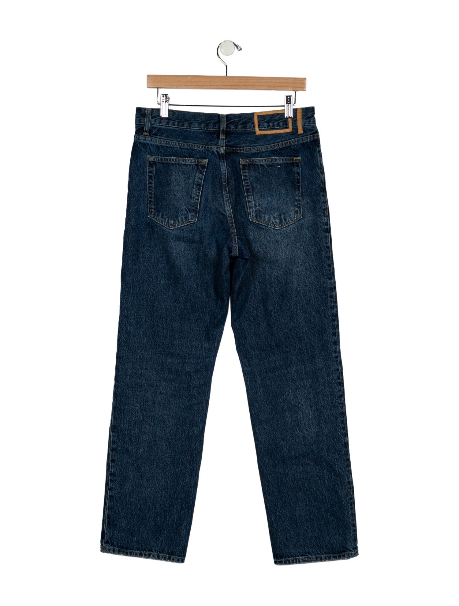 La Ligne Mid-Rise Straight Leg Jeans