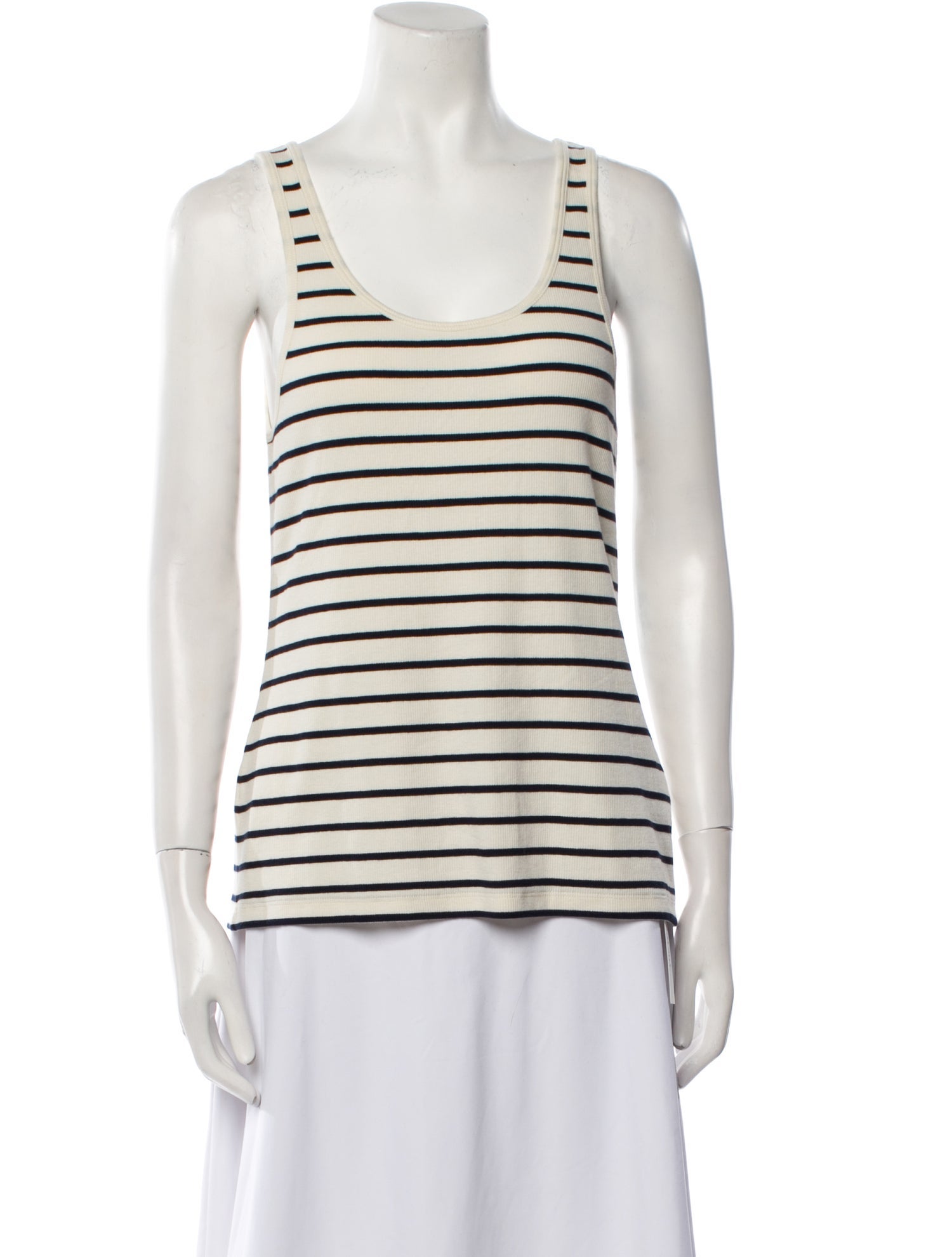 La Ligne Striped Scoop Neck Top w/ Tags