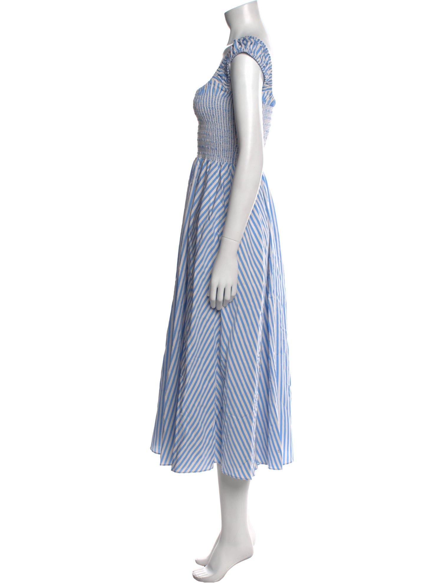 La Ligne Striped Long Dress