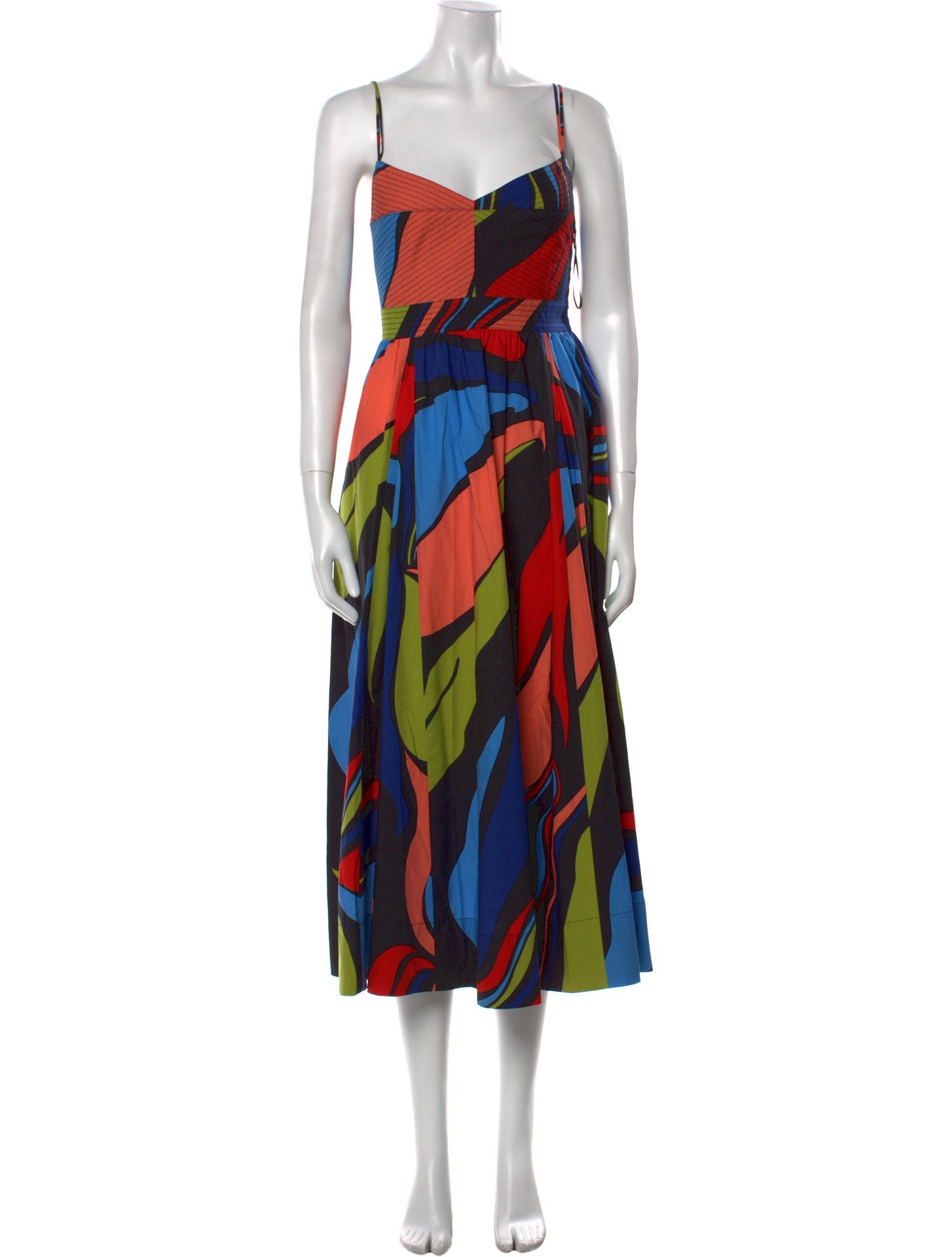 La Ligne Printed Long Dress