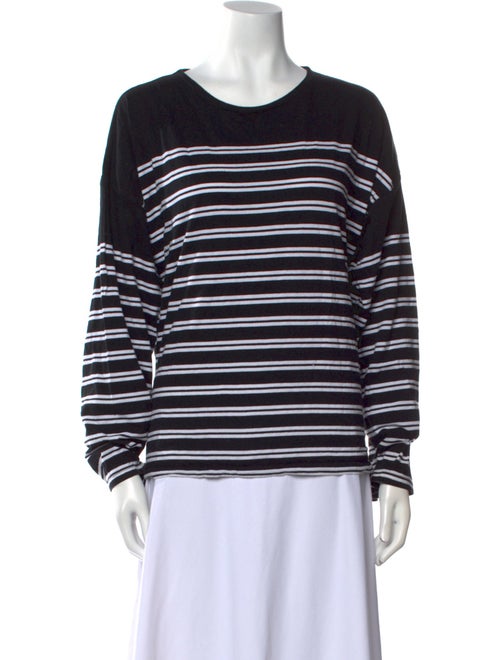 La Ligne Striped Crew Neck Sweatshirt