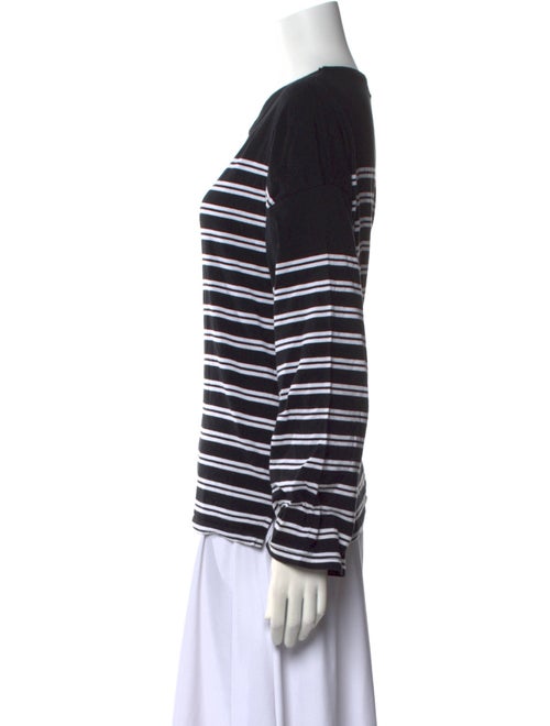 La Ligne Striped Crew Neck Sweatshirt