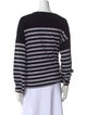 La Ligne Striped Crew Neck Sweatshirt