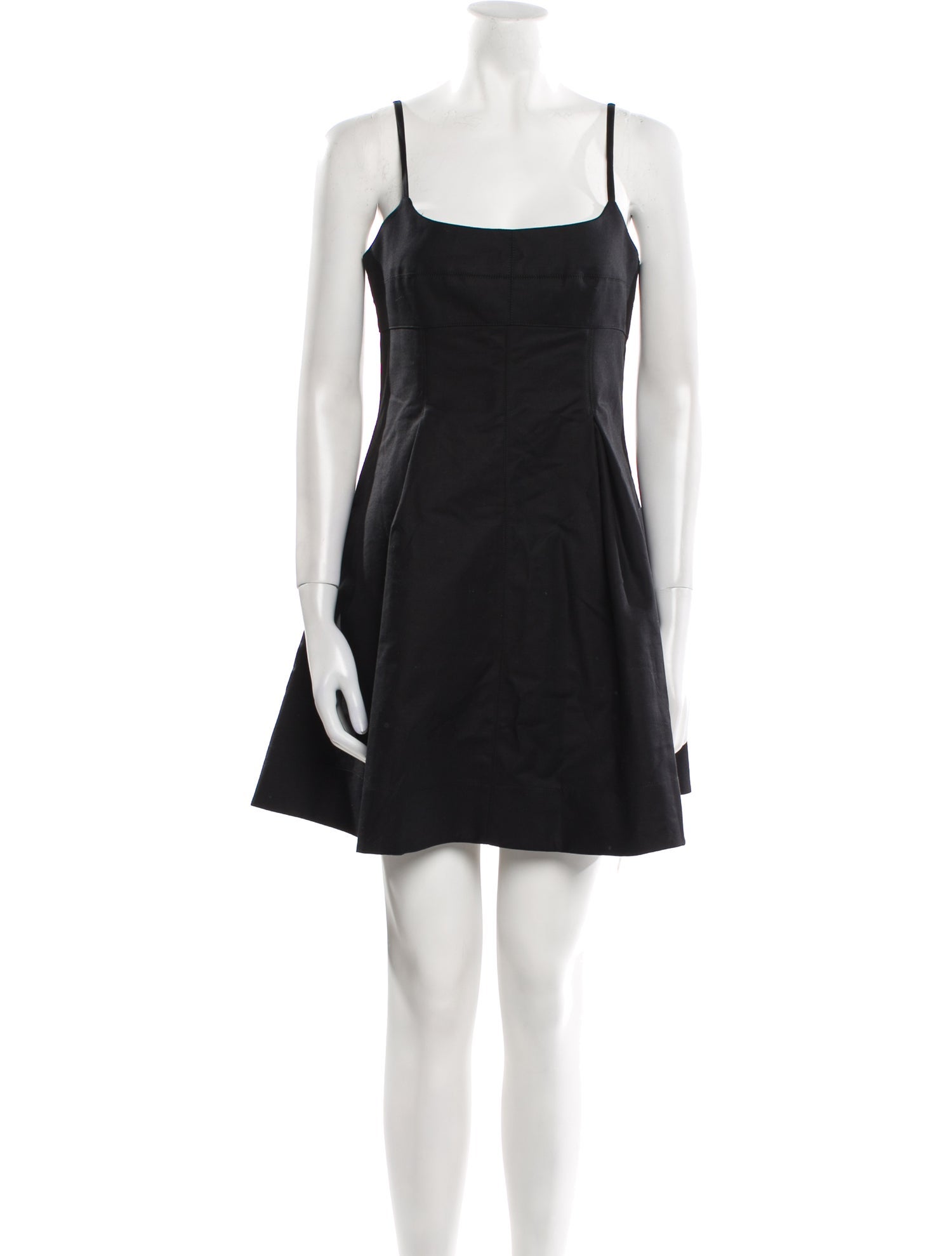 La Ligne Square Neckline Mini Dress