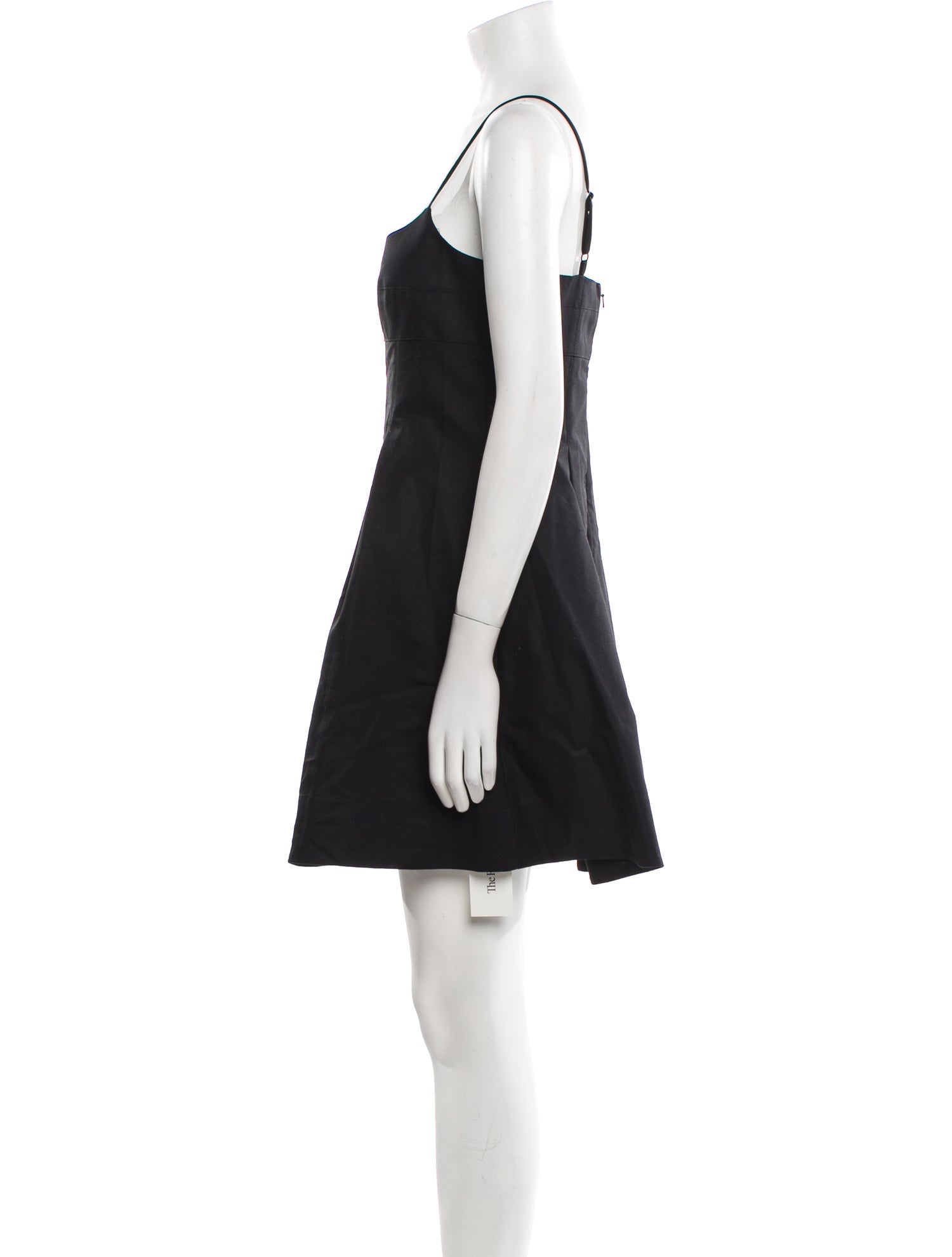 La Ligne Square Neckline Mini Dress